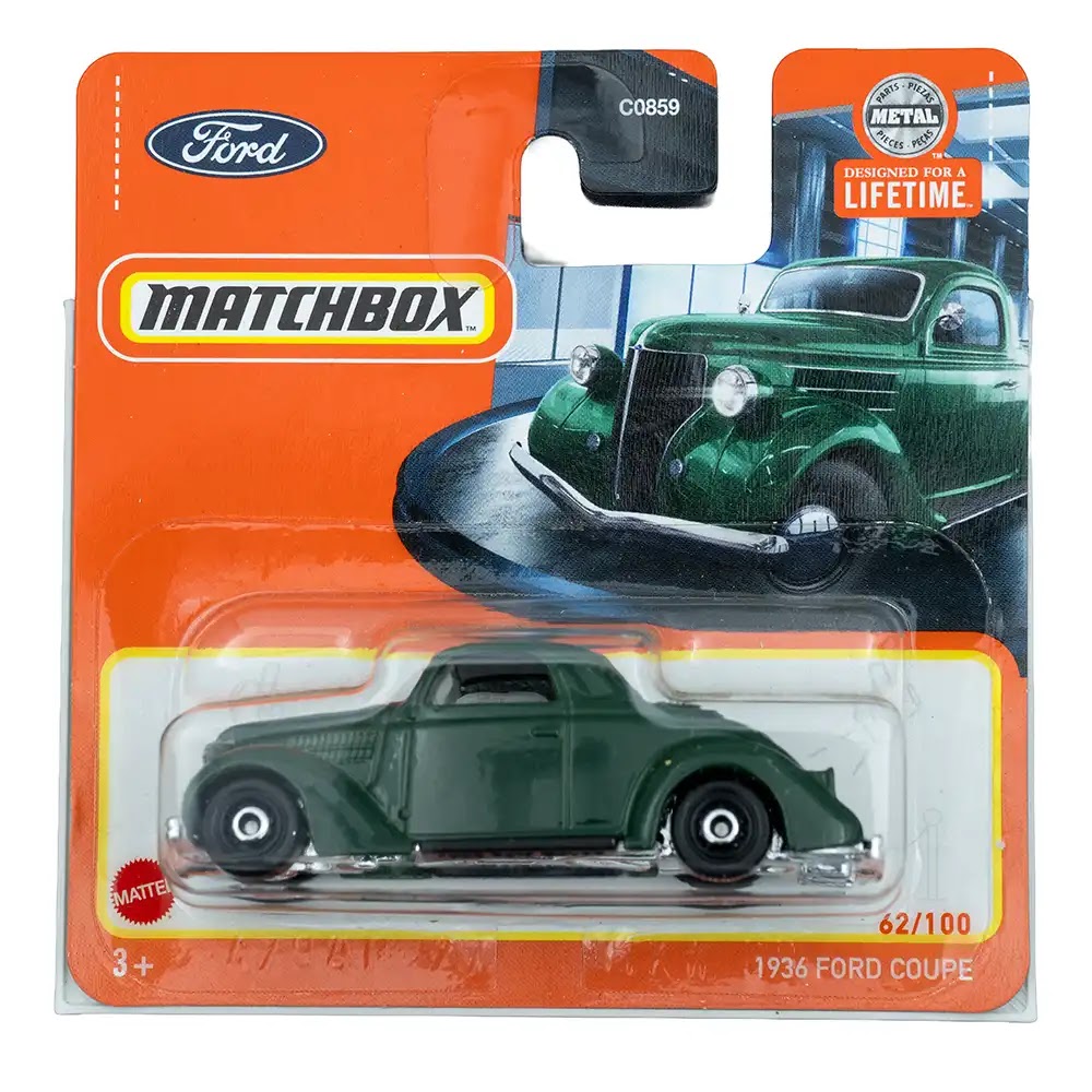Matchbox 1936 Ford Coupe Zeleni