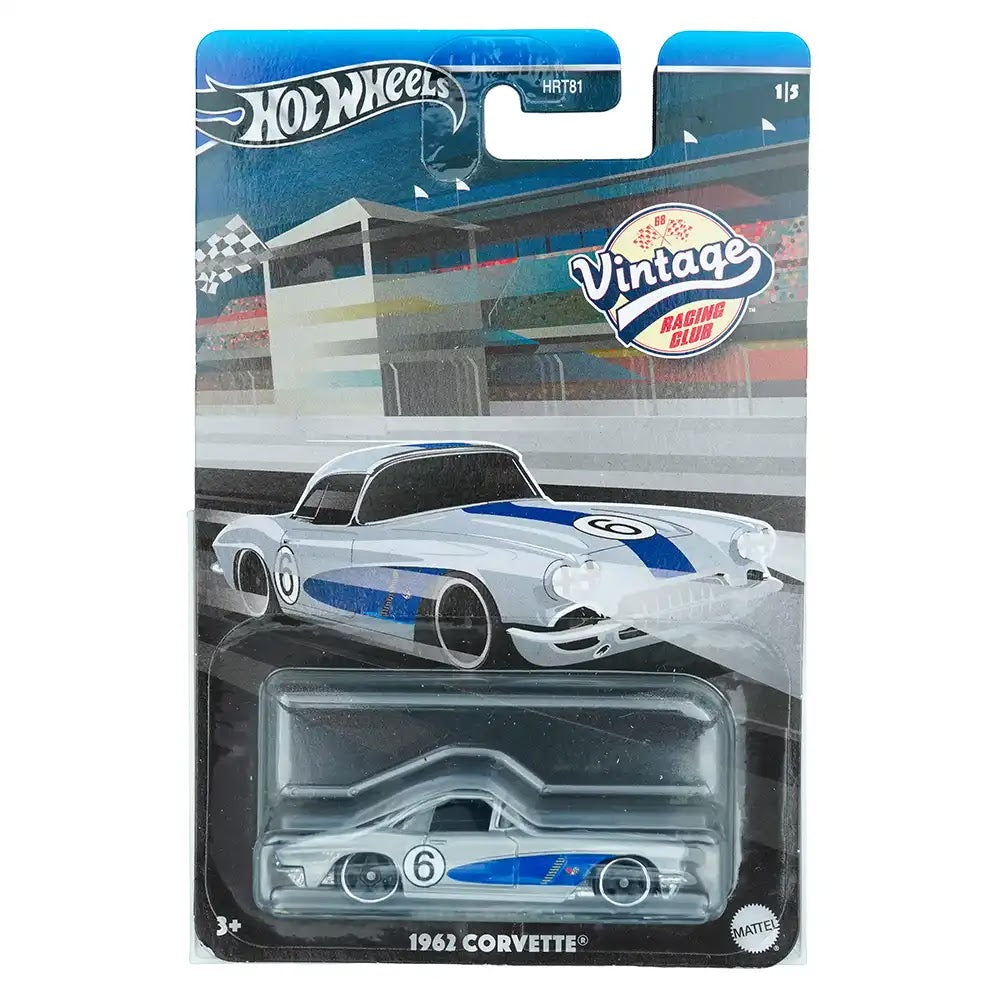 Hot Wheels Silver Series 1962 Corvette Srebreni | Vintage Racing Club (1/5)
