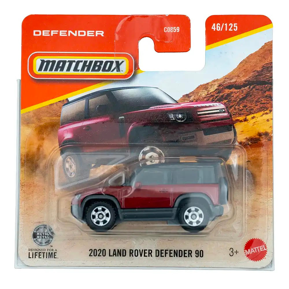 Matchbox 2020 Land Rover Defender 90 Crveni