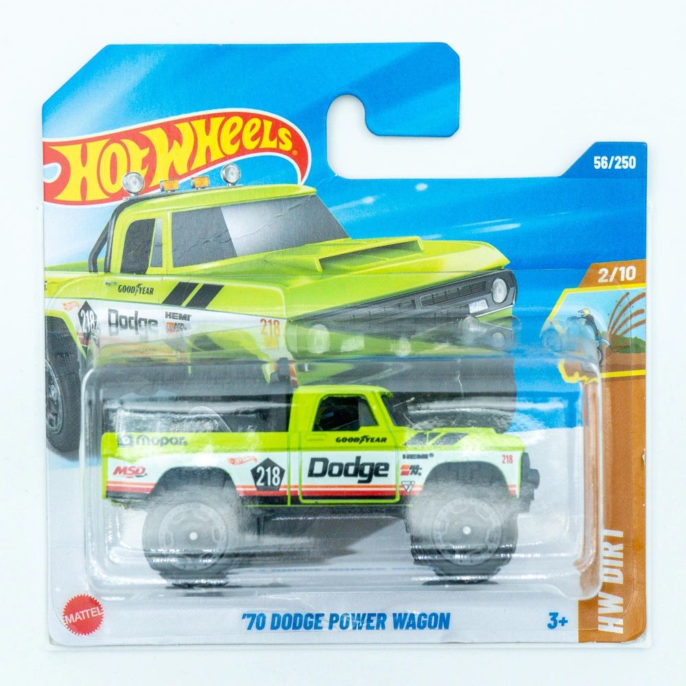 Hot Wheels '70 Dodge Power Wagon groen |