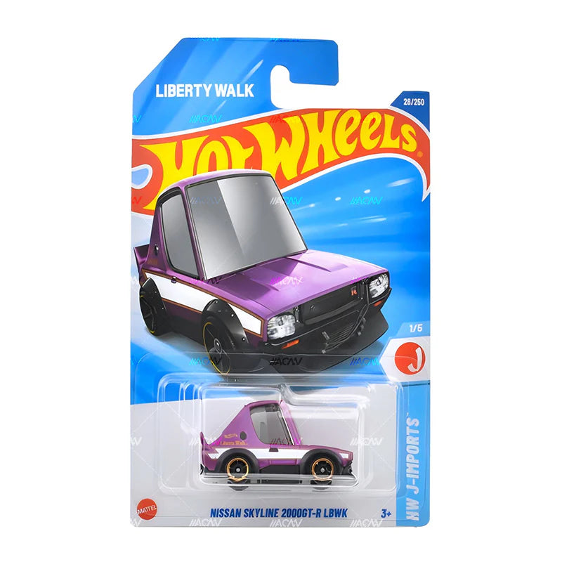Hot Wheels Nissan Skyline 2000GT-R LBWK paars VS |