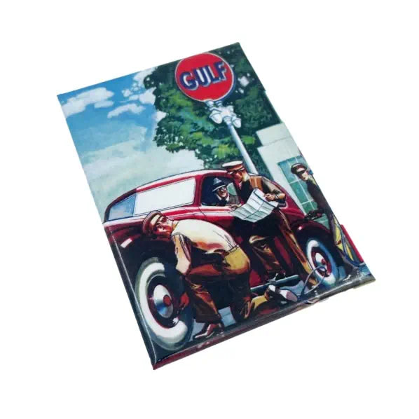 Magneet Gulf Gas Boys Vintage Service | Nostalgic-Art