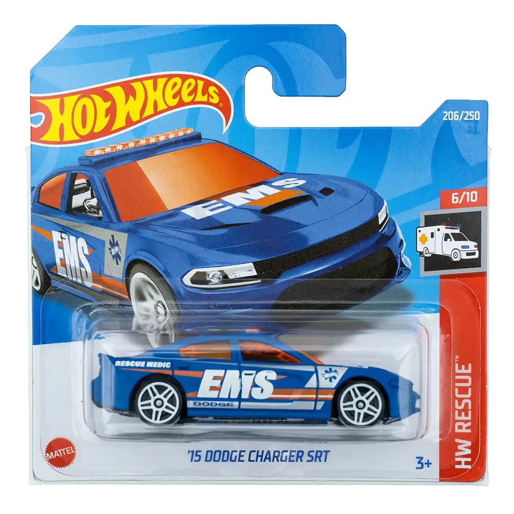 Hot Wheels '15 Dodge Charger SRT Plavi |