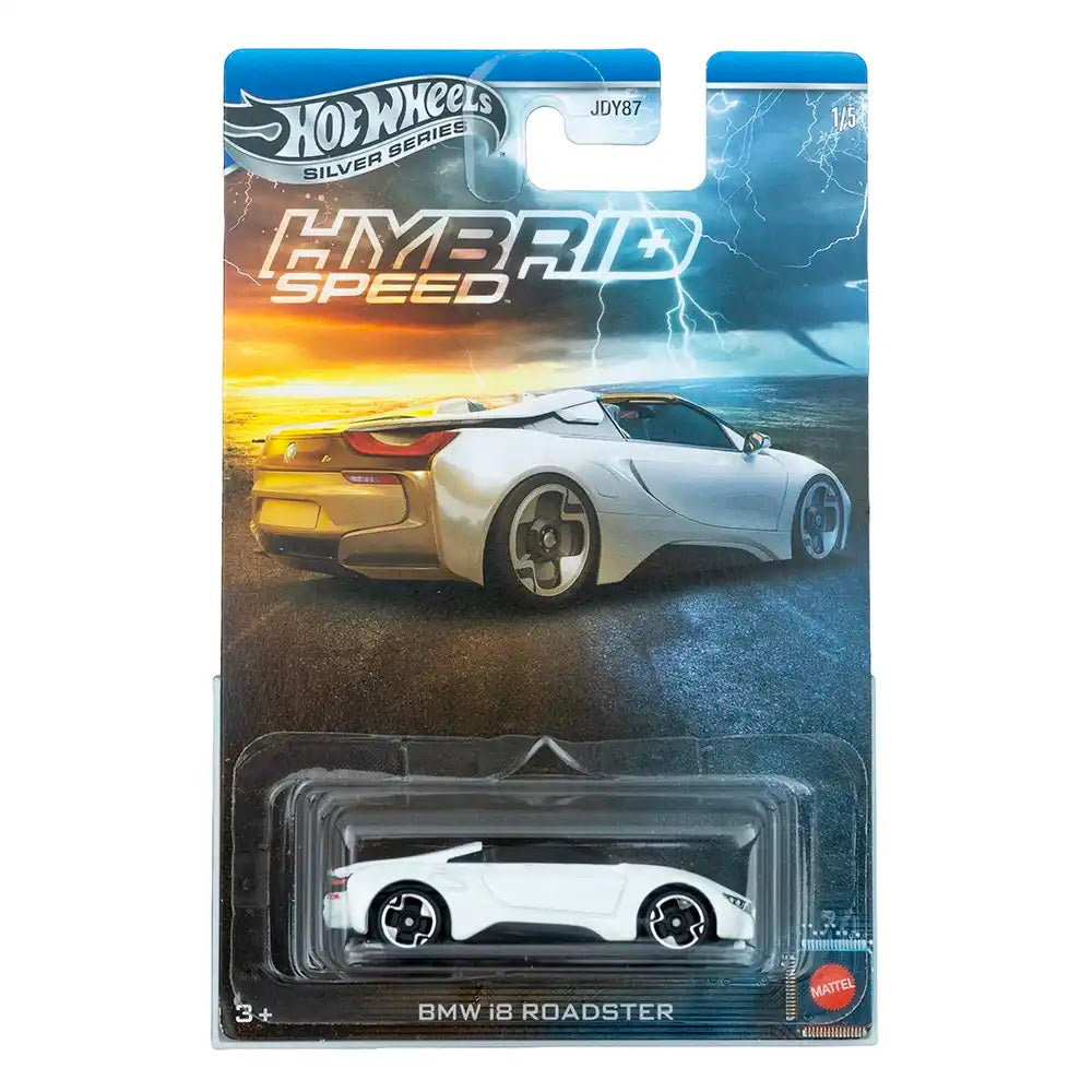 Hot Wheels Silver Series BMW i8 Roadster Bijeli | Hybrid Speed (1/5)