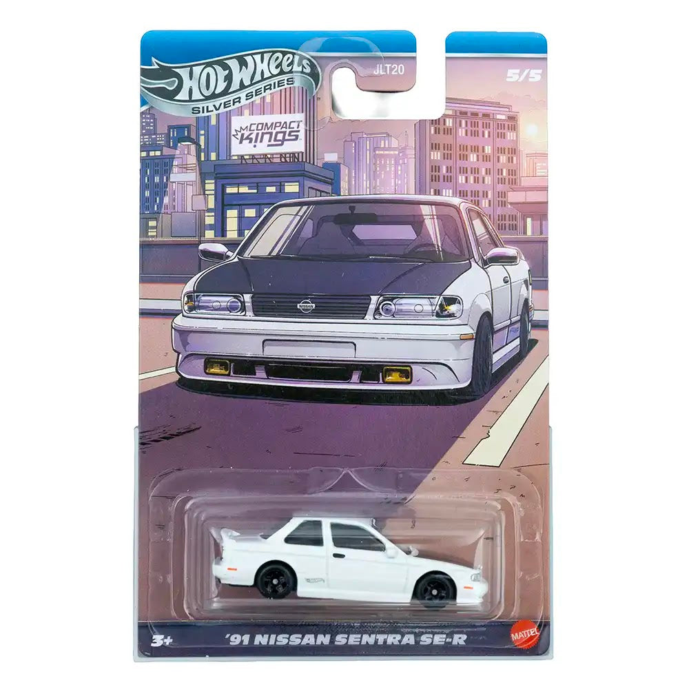 Hot Wheels Silver Series '91 Nissan Sentra SE-R Bijeli | Compact Kings (5/5)