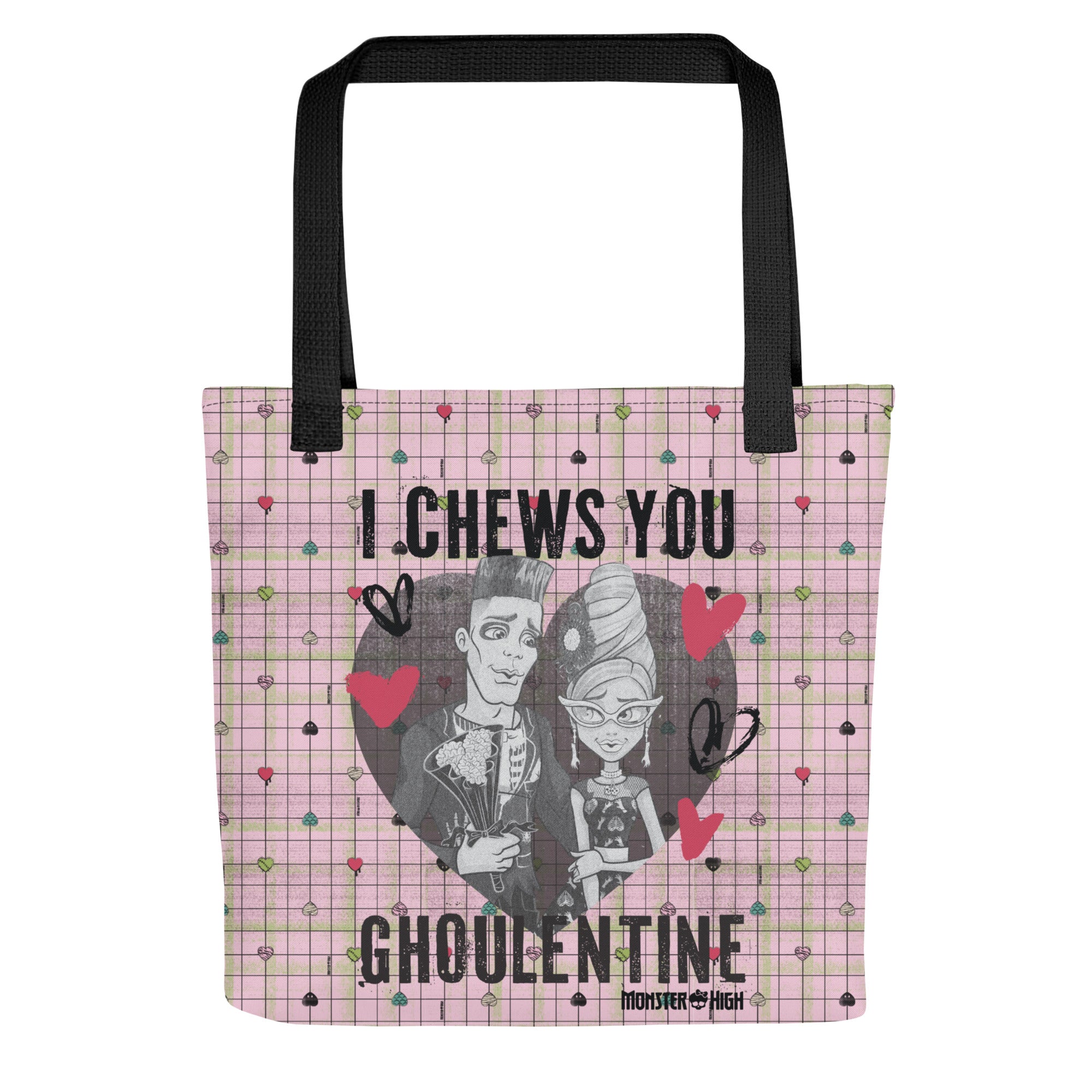 Monster High Ghoulentines Pink Tote Bag