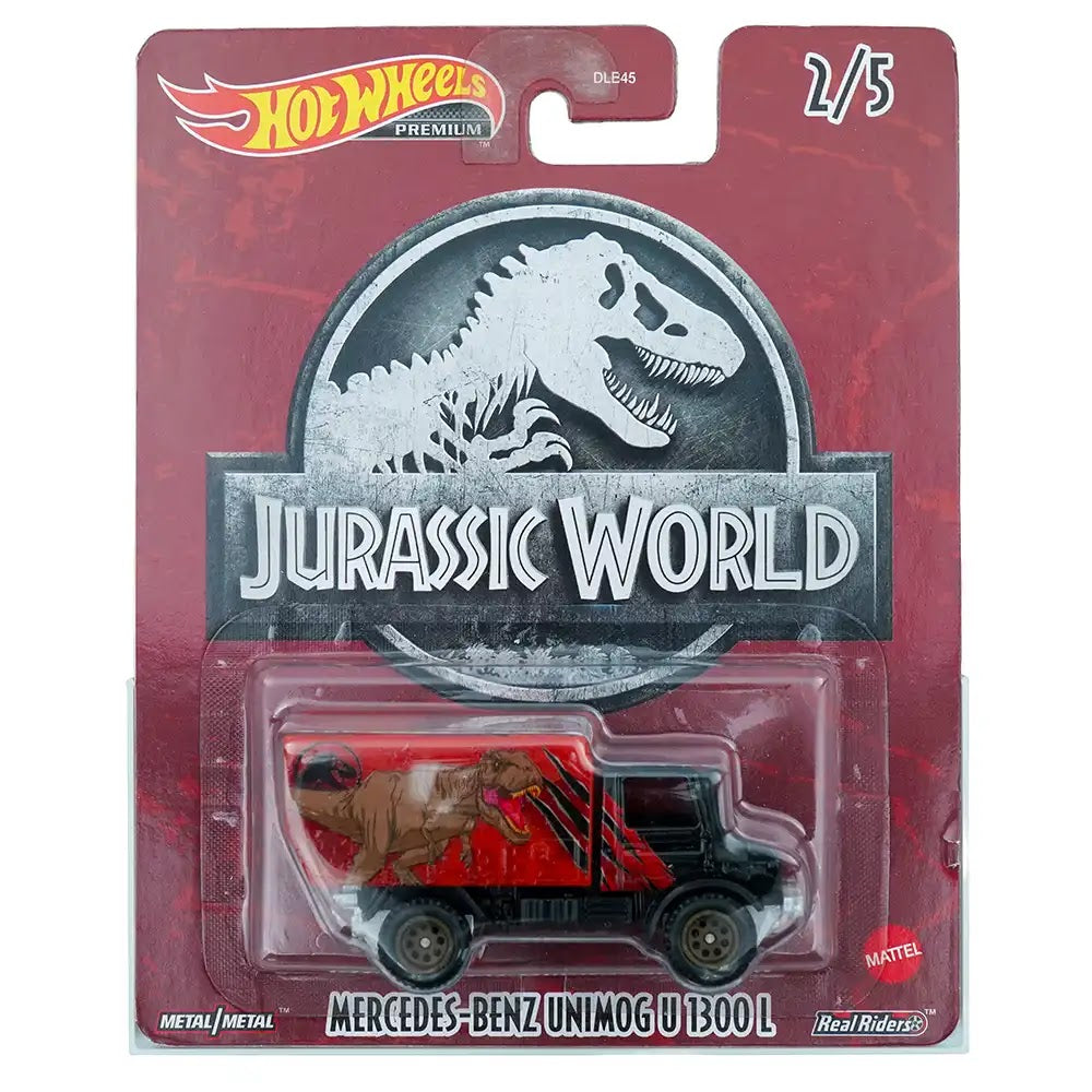 Hot Wheels Premium Mercedes-Benz Unimog U 1300 L Crni | Jurassic World 2/5
