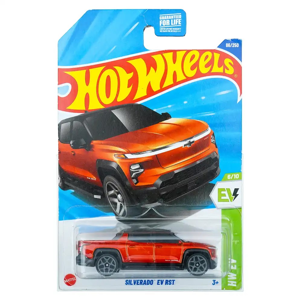 Hot Wheels Mainline (US) Silverado EV RST Narandžasti |