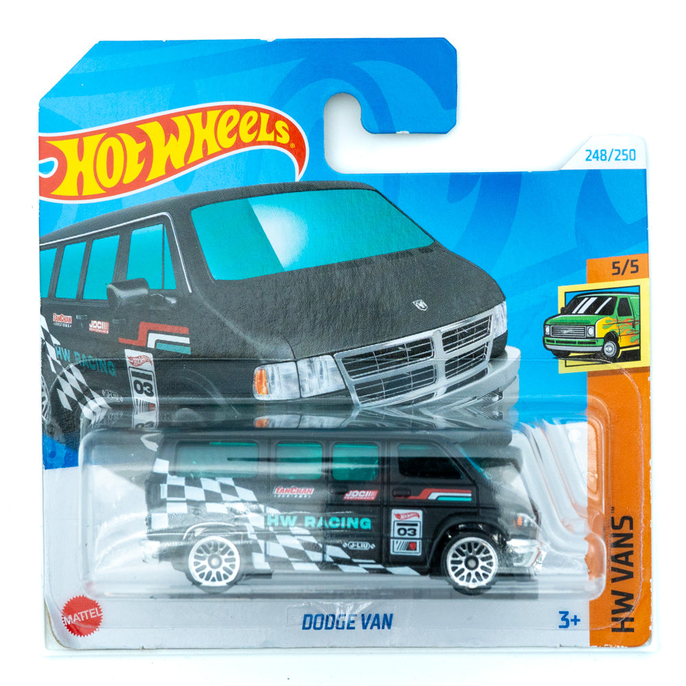Hot Wheels Dodge Van zwart |