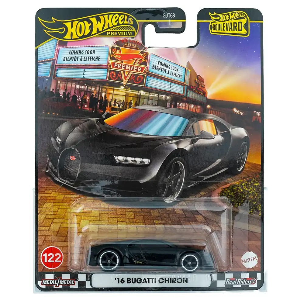 Hot Wheels Premium '16 Bugatti Chiron Crni | Boulevard 122