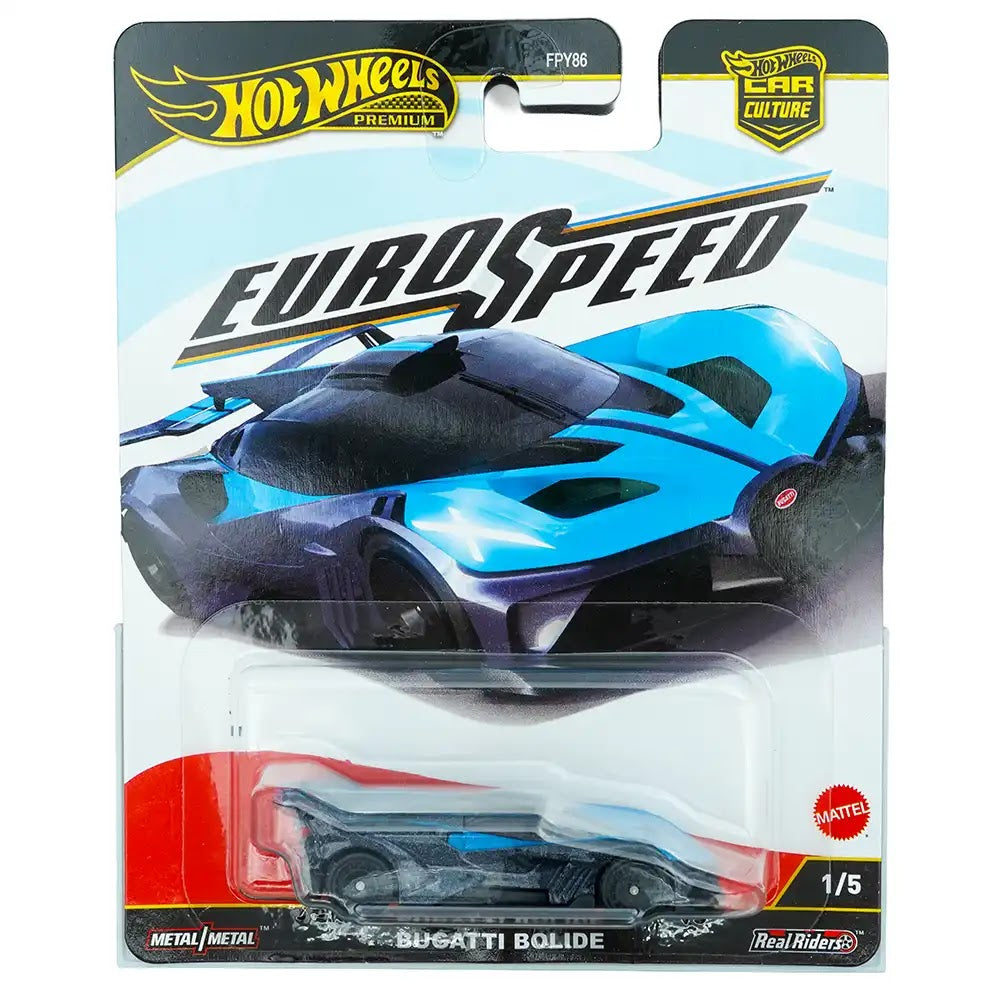 Hot Wheels Premium Bugatti Bolide Plavi | Eurospeed 1/5