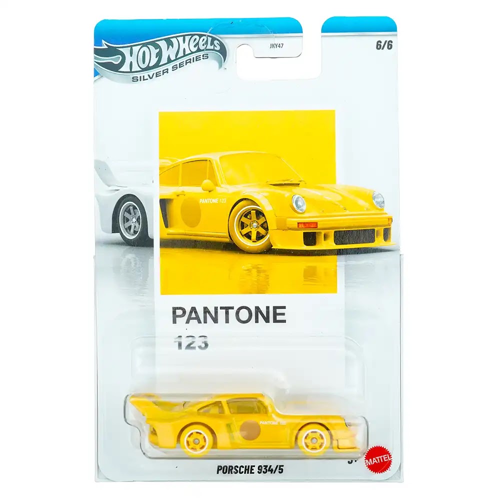 Hot Wheels Silver Series Porsche 934/5 Žuti | Pantone (6/6)