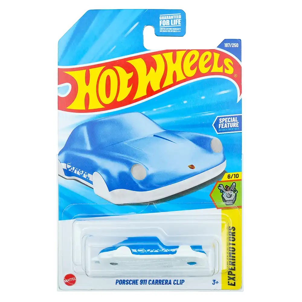 Hot Wheels Mainline (US) Porsche 911 Carrera Clip Plavi |