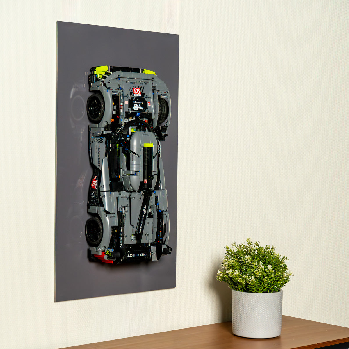 Display Frame voor LEGO 1:8 Peugeot 9X8 Le Mans Hypercar | 42156