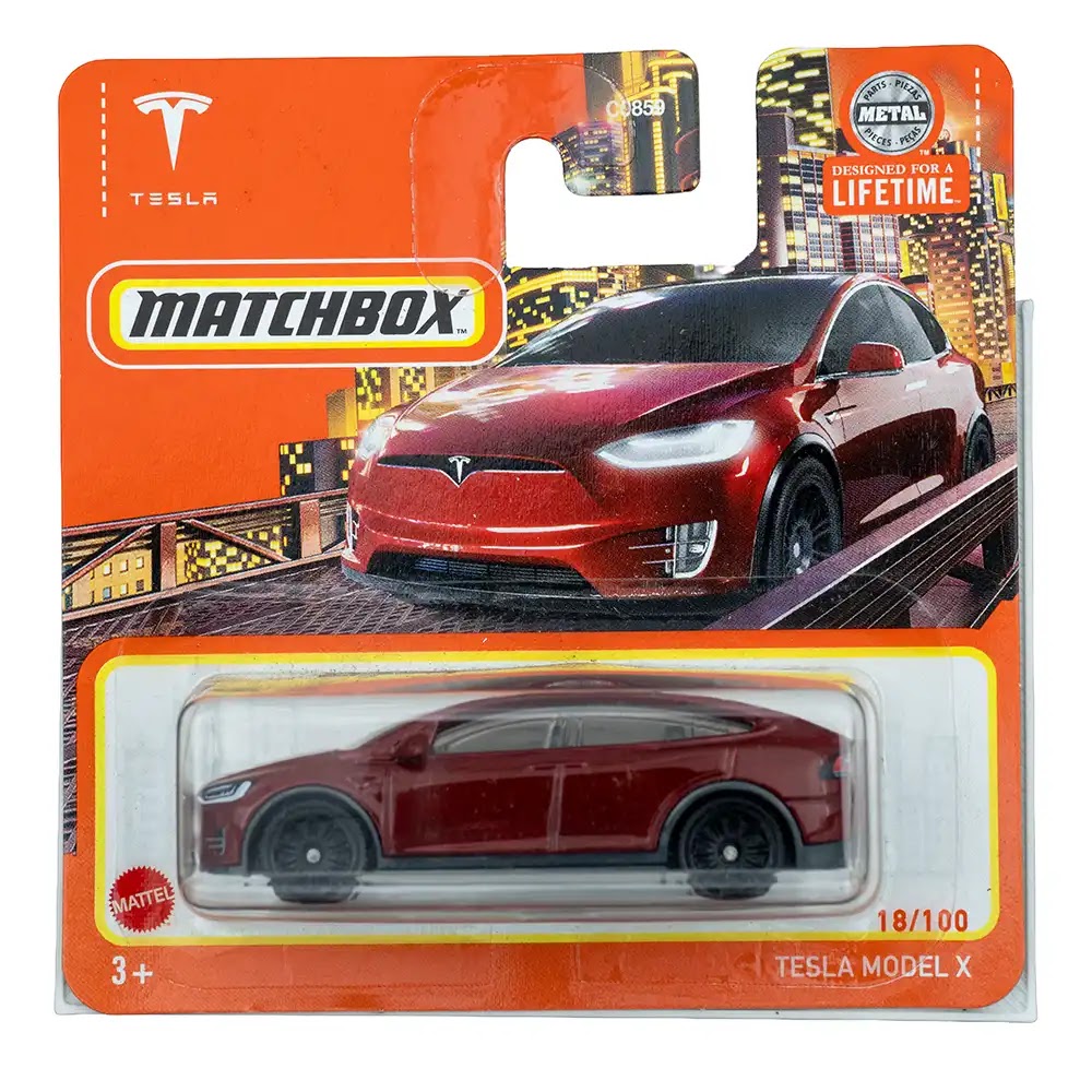 Matchbox Tesla Model X Crveni