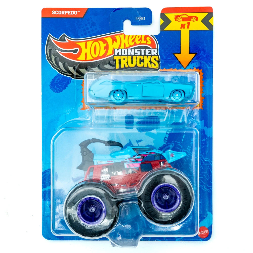 Hot Wheels Scorpedo blauw rood |