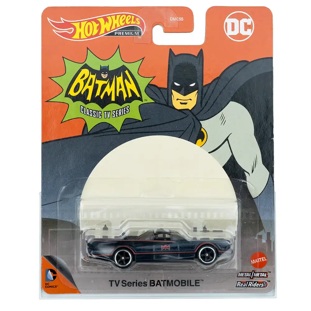 Hot Wheels Premium TV Series Batmobile Crni | Batman Classic TV Series