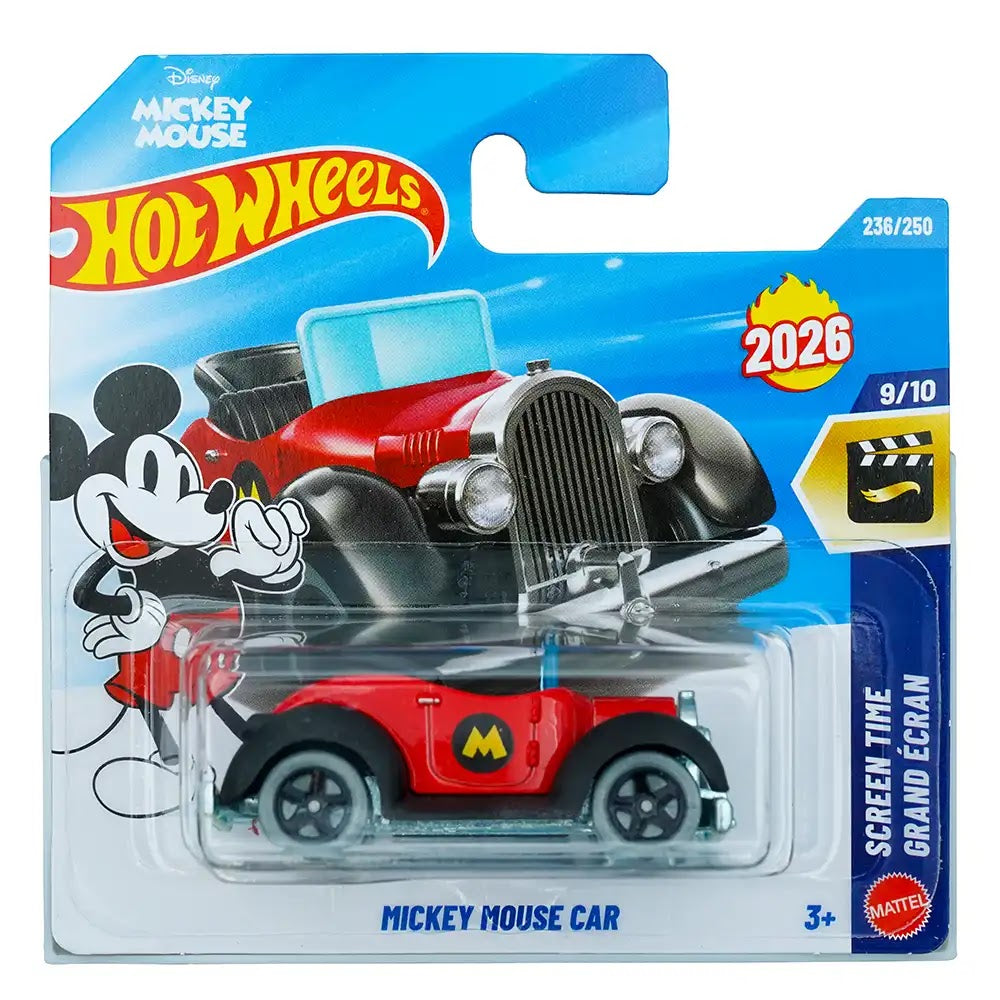 Hot Wheels Mickey Mouse Car Crveni |