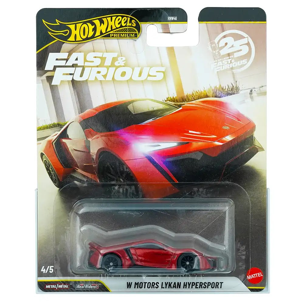 Hot Wheels Premium W Motors Lykan Hypersport Crveni | Fast & Furious 4/5