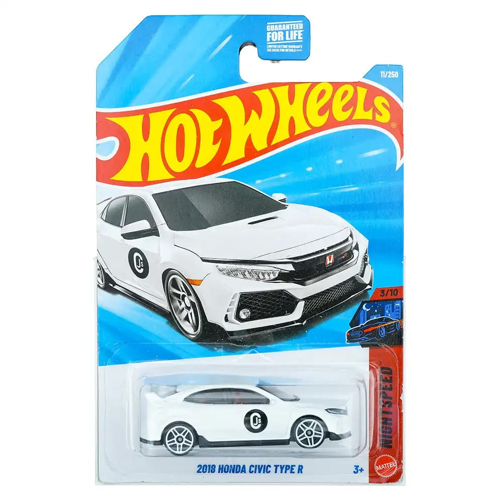 Hot Wheels Mainline (US) 2018 Honda Civic Type R Bijeli |
