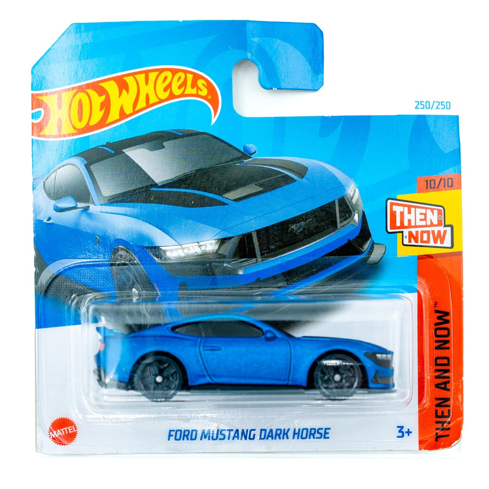 Hot Wheels Ford Mustang Dark Horse blauw |