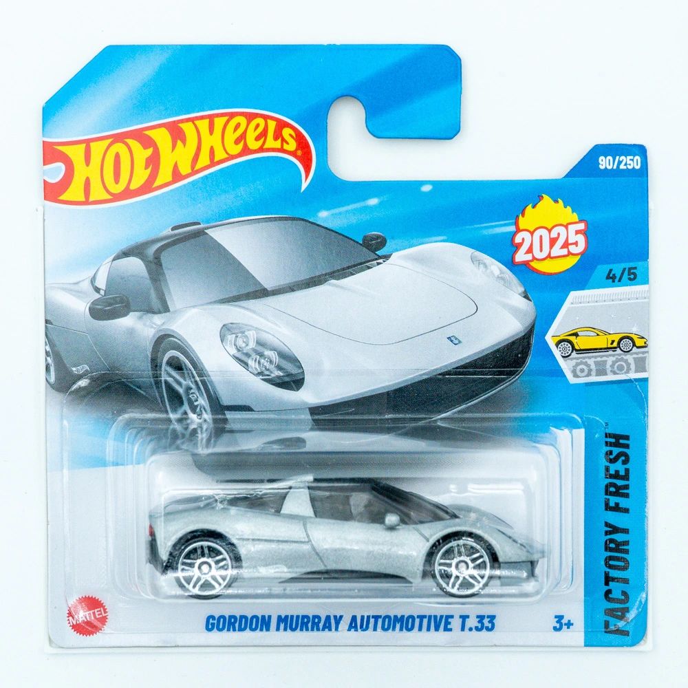 Hot Wheels Gordon Murray Automotive T.33 grijs |
