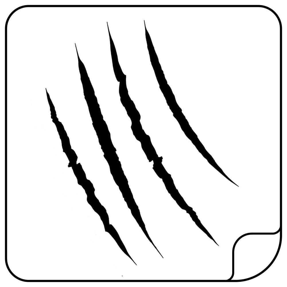 Tijger Klauw Sticker