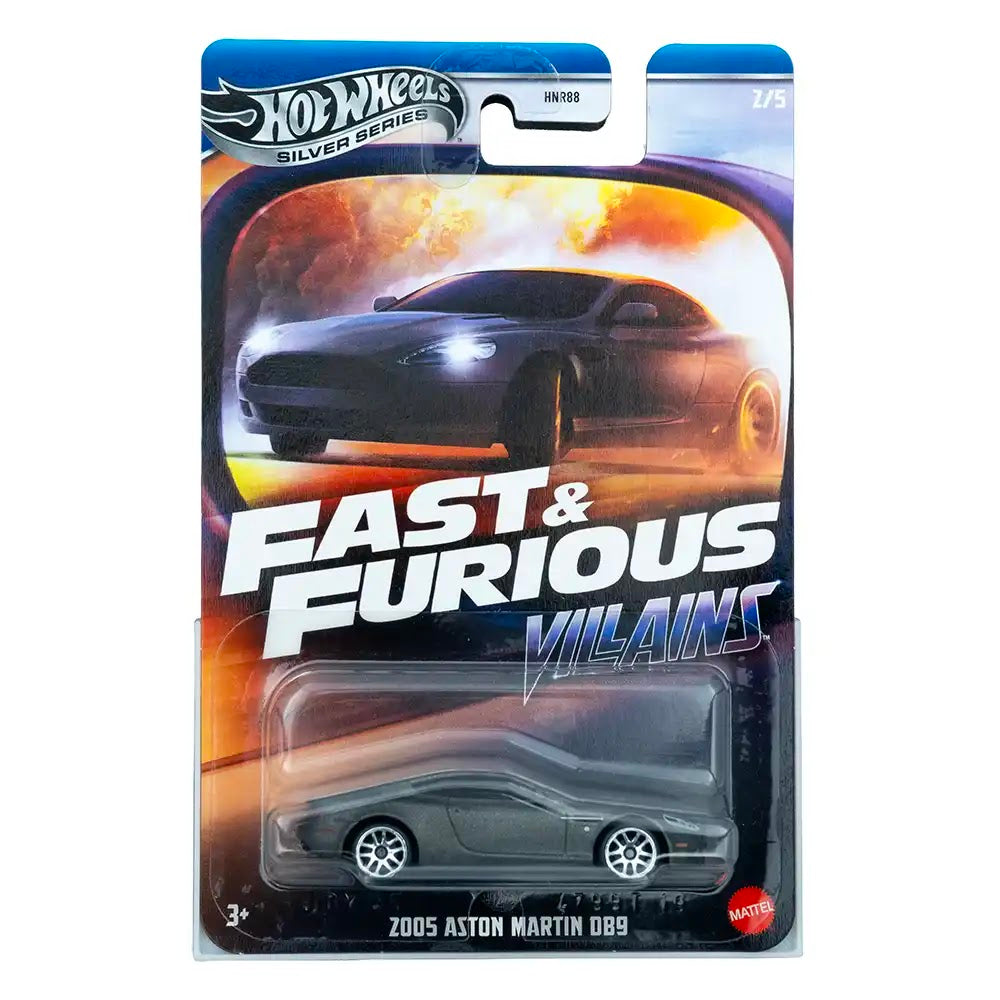Hot Wheels Silver Series 2005 Aston Martin DB9 Sivi | Fast & Furious Villains (2/5)