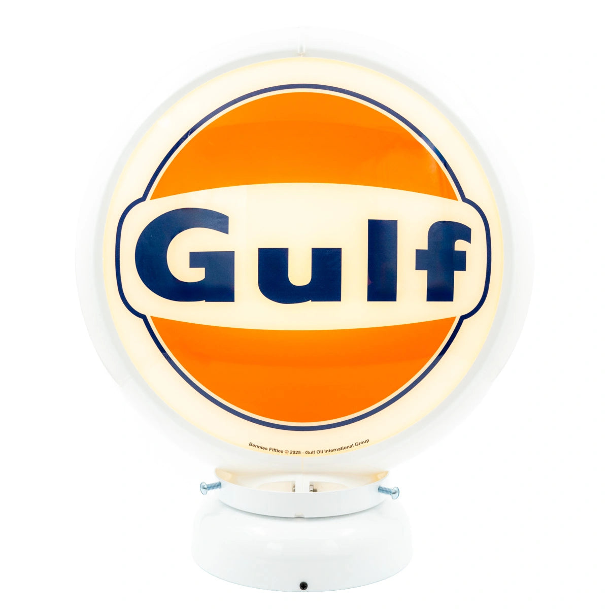 Benzinepomp Globe Logo Bijeli - Gulf