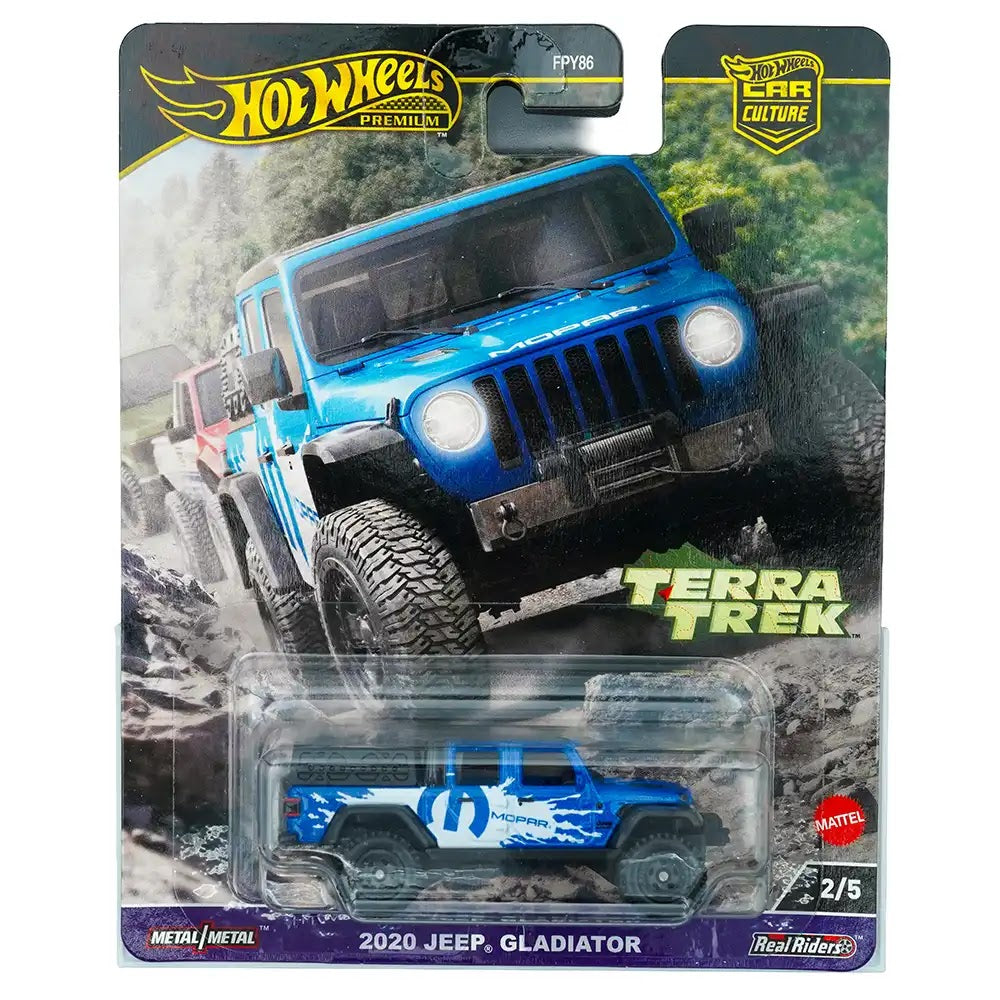 Hot Wheels Premium 2020 Jeep Gladiator Plavi | Terra Trek 2/5
