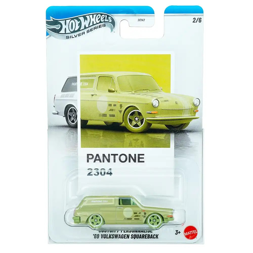 Hot Wheels Silver Series '69 Volkswagen Squareback Zeleni | Pantone (2/6)