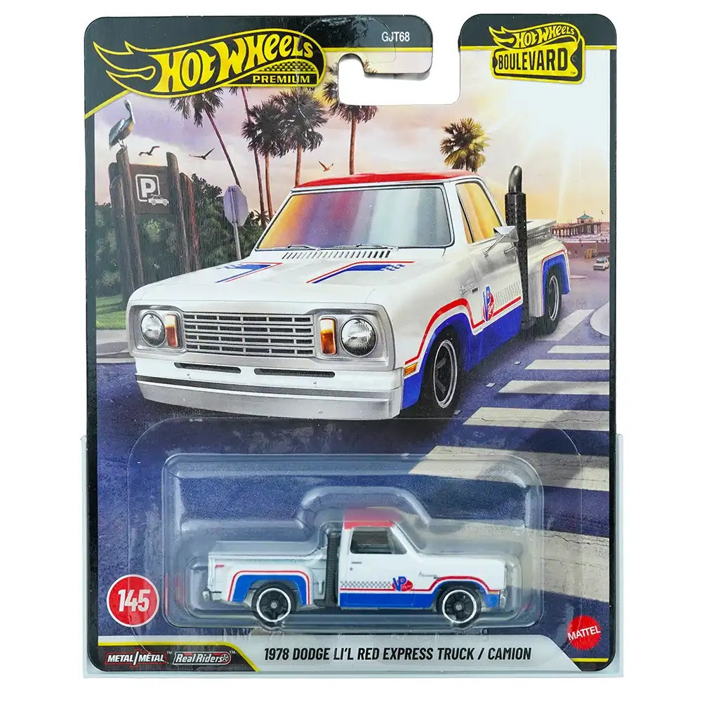 Hot Wheels Premium 1978 Dodge Li'l Red Express Truck Bijeli | Boulevard 145