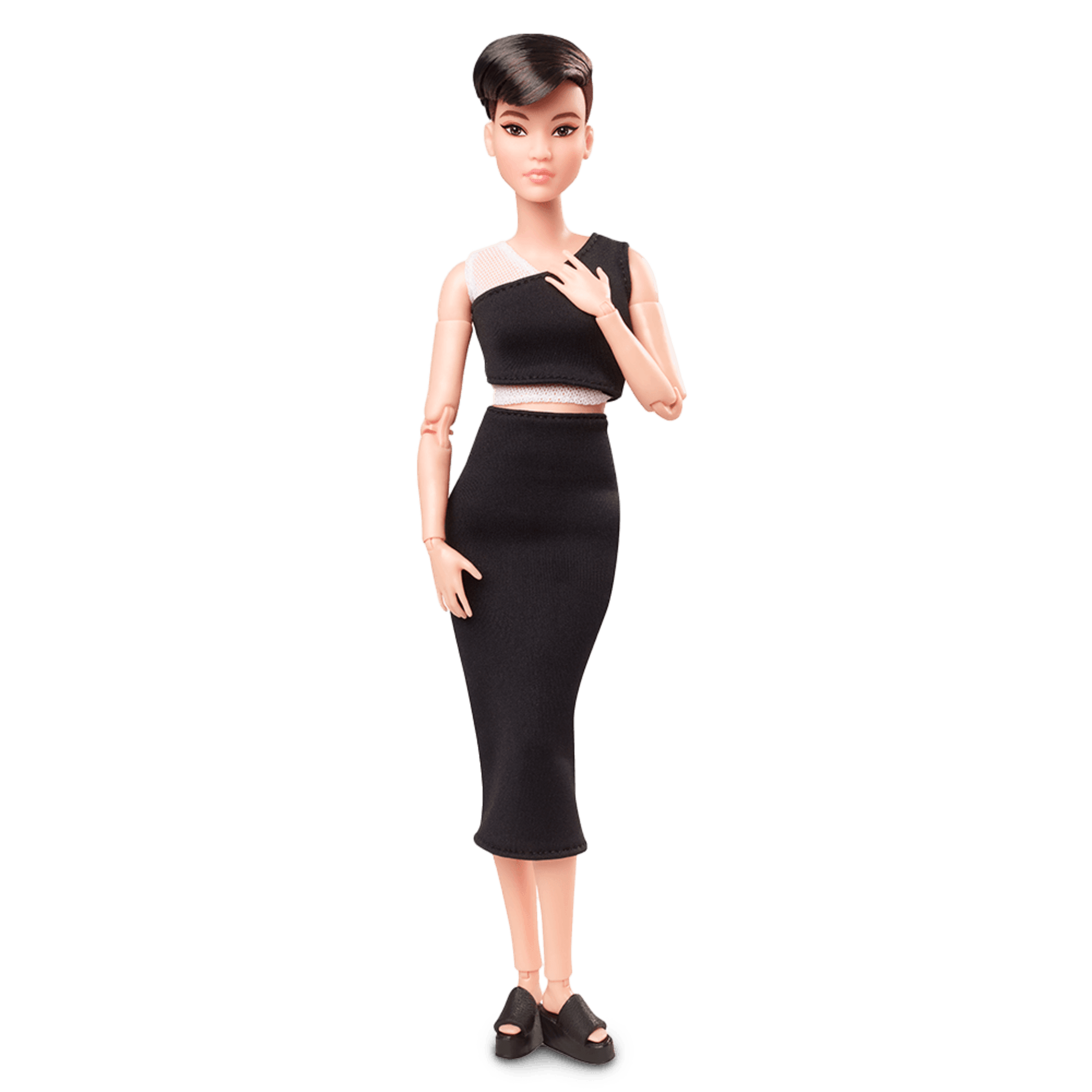Barbie Looks Doll (Petite, Brunette Pixie Cut)