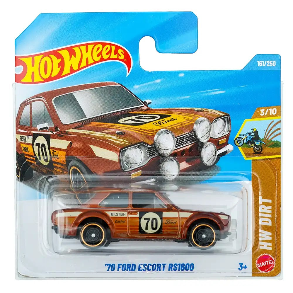 Hot Wheels '70 Ford Escort RS1600 Smeđi |