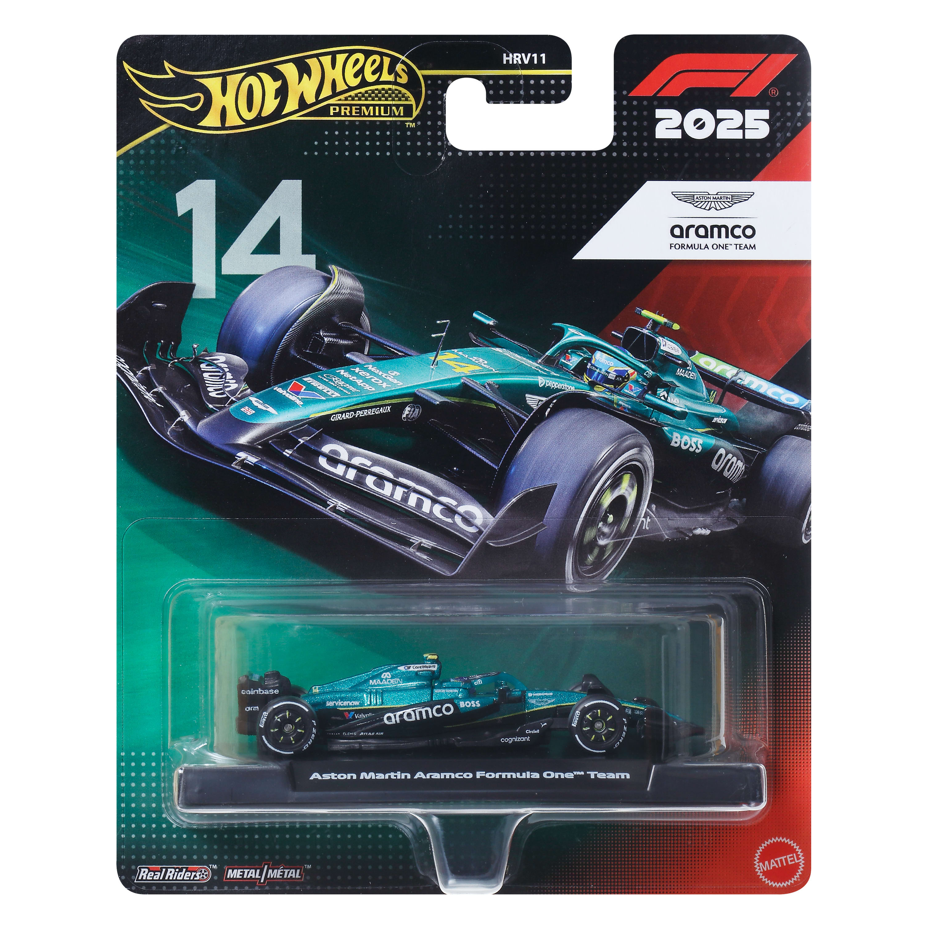 Hot Wheels Premium 2025 Formula 1® Aston Martin Aramco Racing Team #17