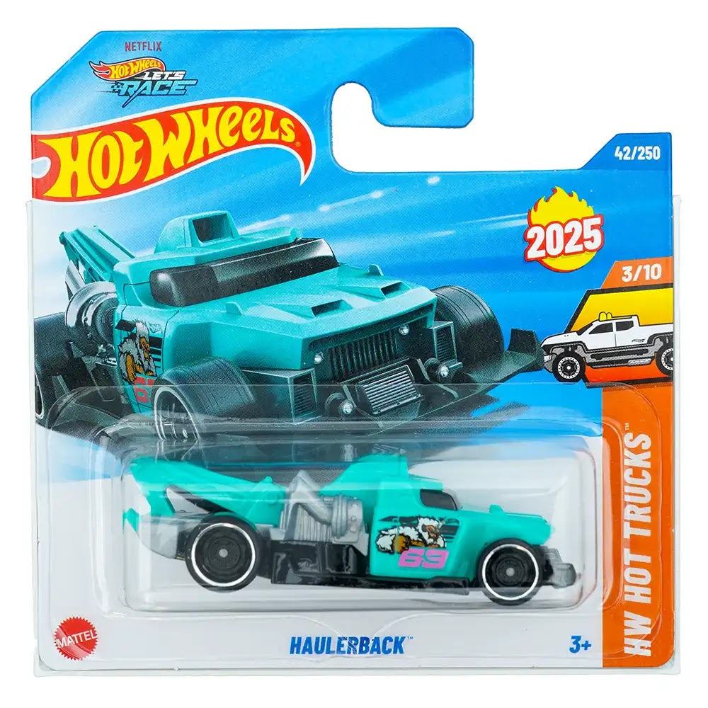 Hot Wheels Haulerback Zeleni |