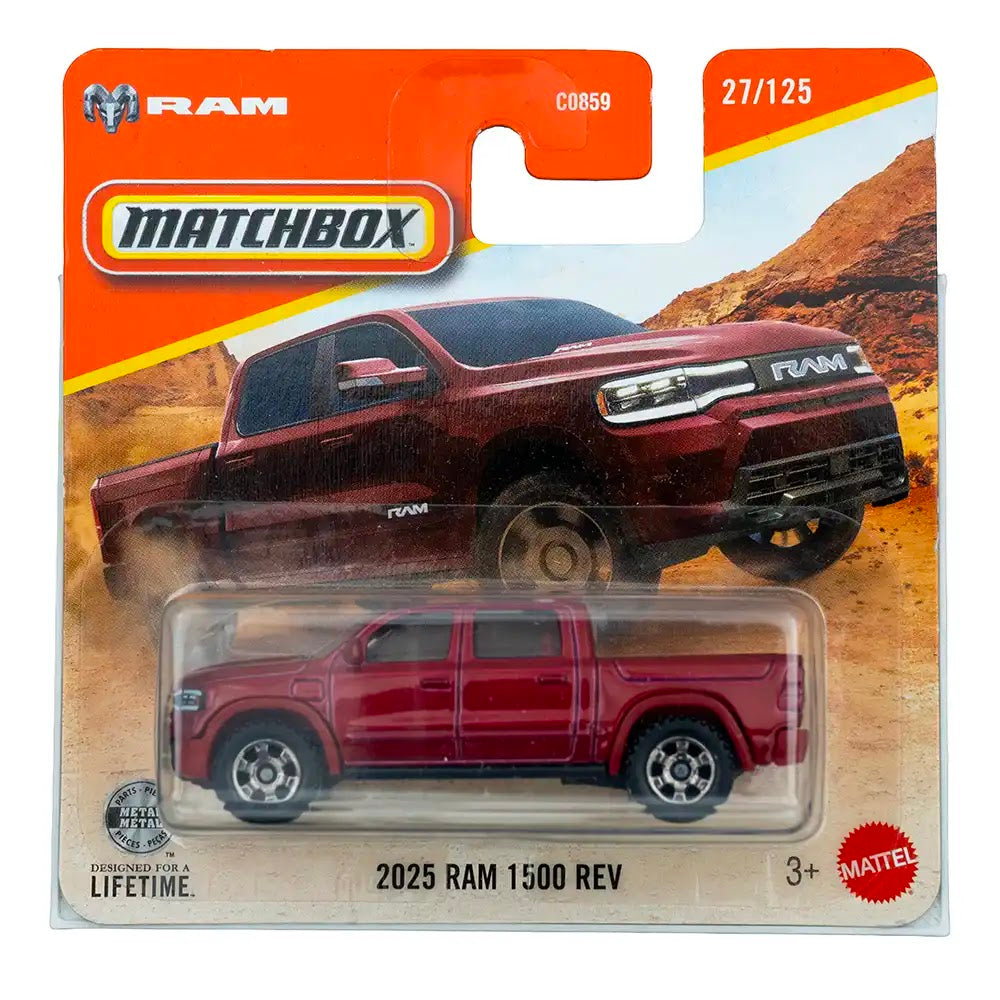 Matchbox 2025 RAM 1500 REV Crveni