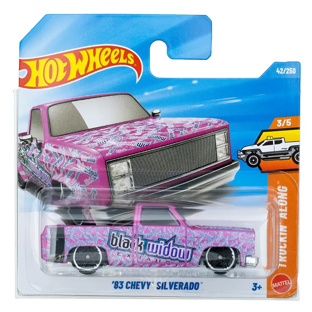 Hot Wheels '83 Chevy Silverado Roze |