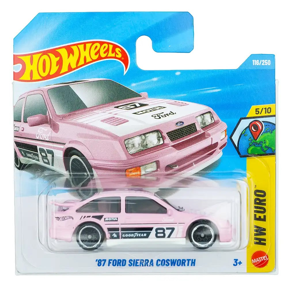 Hot Wheels '87 Ford Sierra Cosworth Roze |
