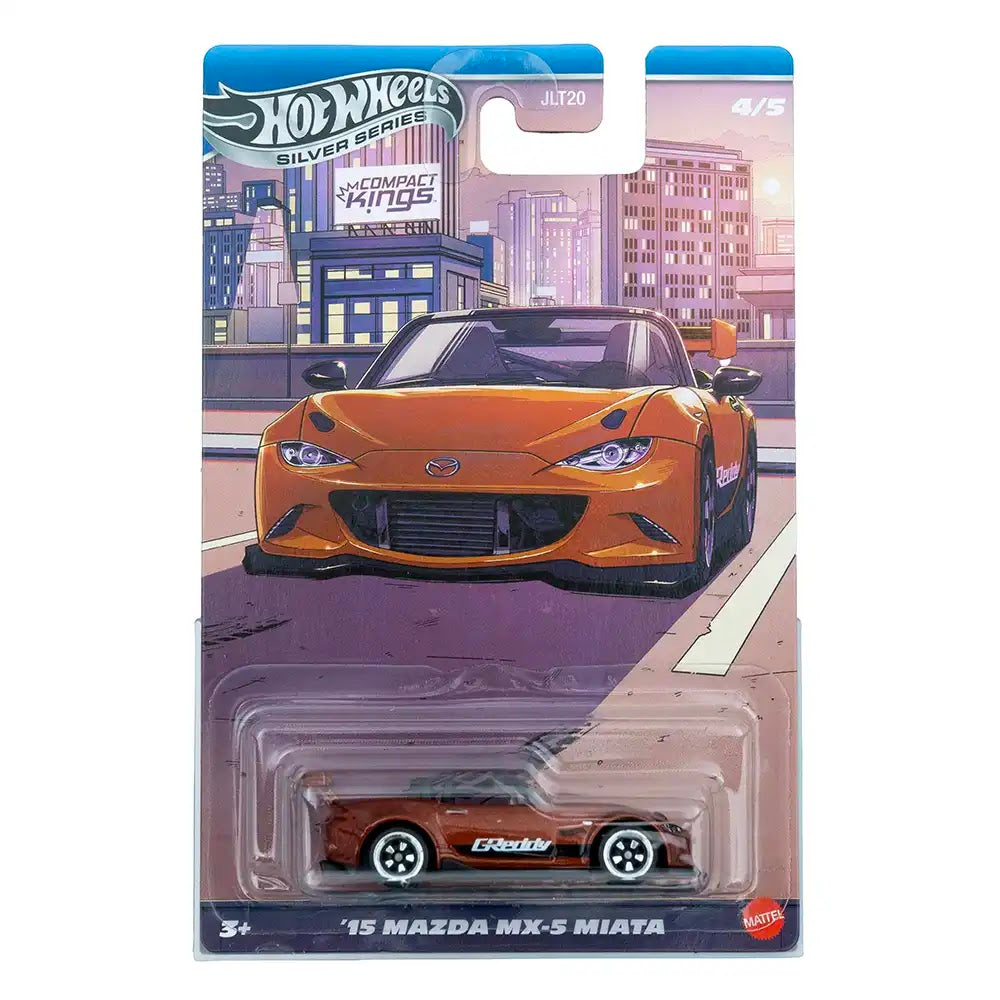 Hot Wheels Silver Series '15 Mazda MX-5 Miata Narandžasti | Compact Kings (4/5)