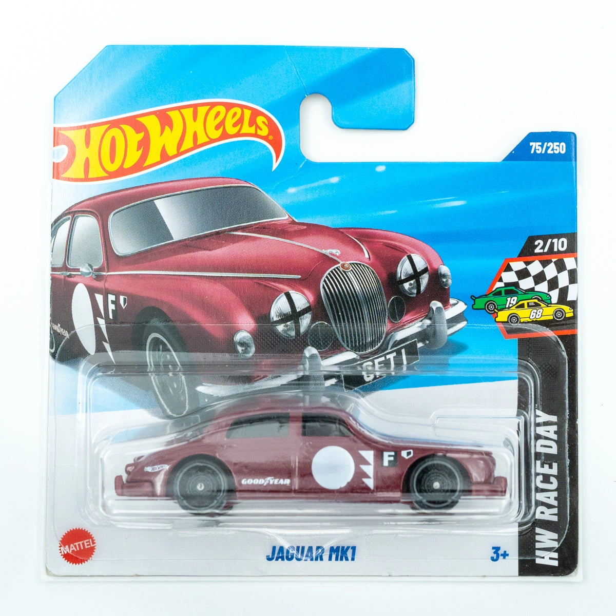 Hot Wheels Jaguar MK1 rood |