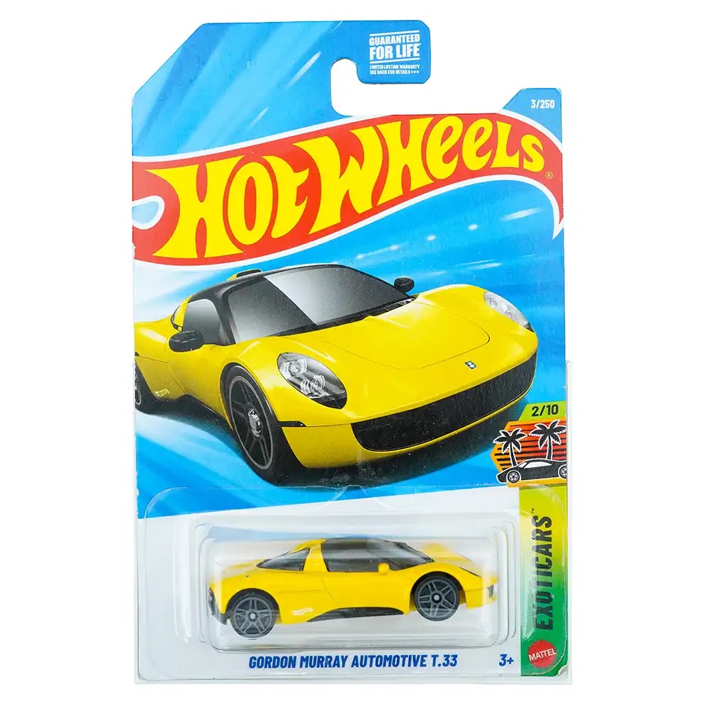 Hot Wheels Mainline (US) Gordon Murray Automotive T.33 Žuti |