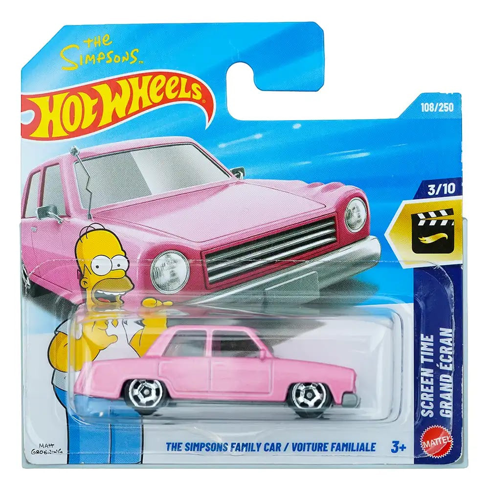 Hot Wheels The Simpsons Family Car Roze |