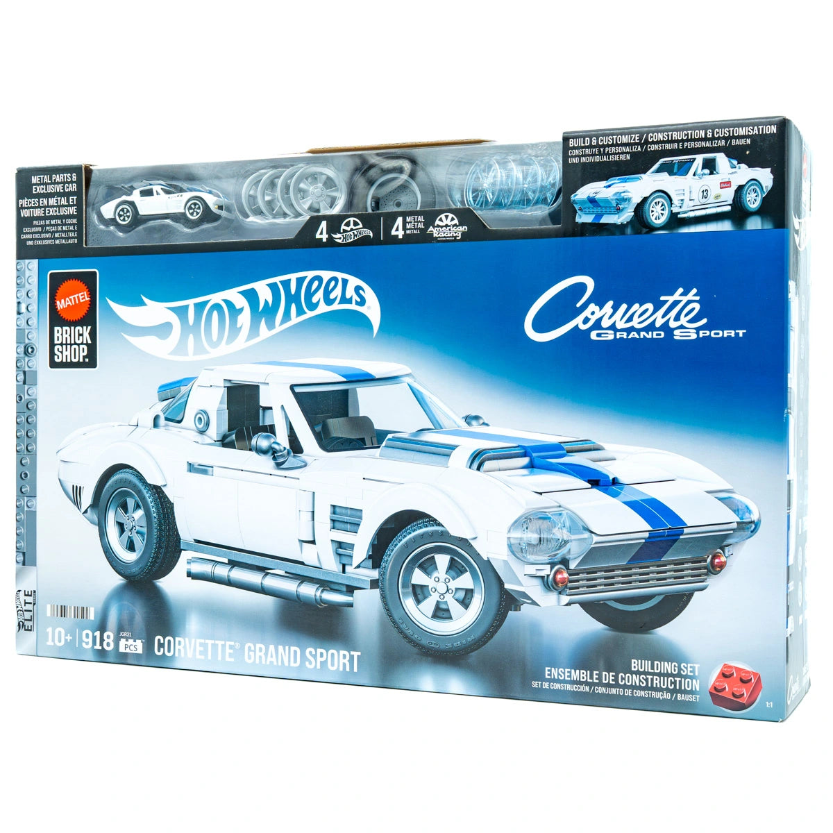 Mattel Brick Shop Hot Wheels Corvette Grand Sport | Elite series