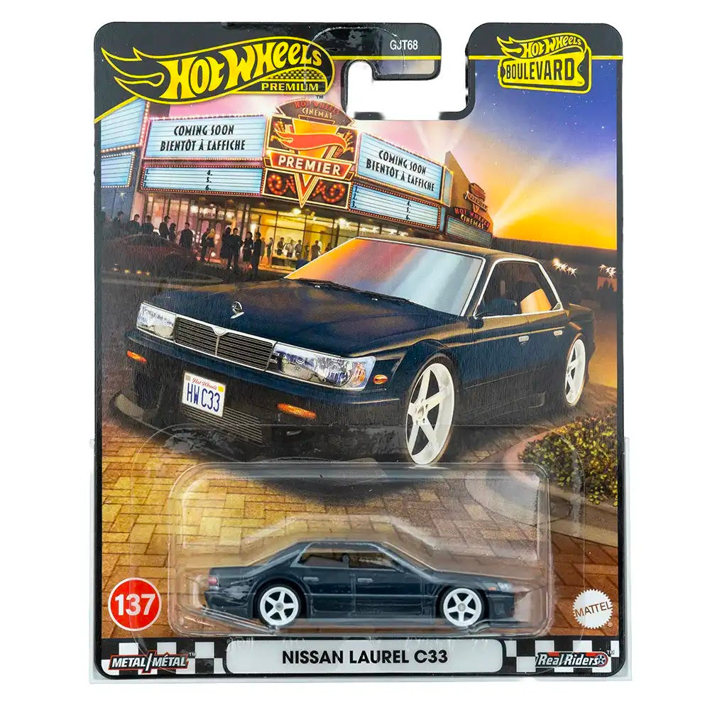 Hot Wheels Premium Nissan Laurel C33 Crni | Hot Wheels Boulevard 137