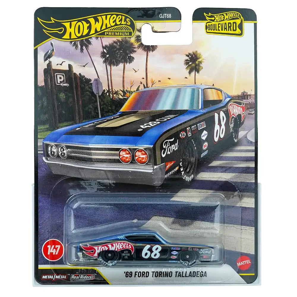 Hot Wheels Premium '69 Ford Torino Talladega Plavi | Hot Wheels Boulevard 147