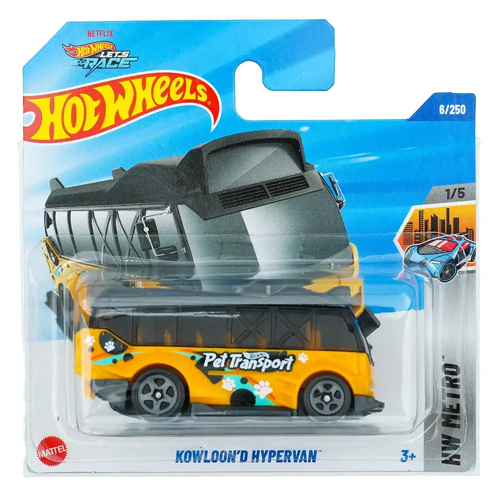 Hot Wheels Kowloon'd Hypervan Žuti |