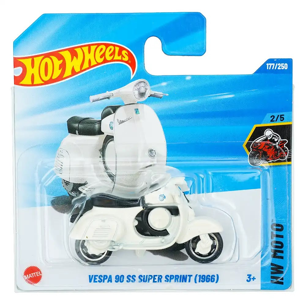 Hot Wheels Vespa 90 SS Super Sprint (1966) Bijeli |