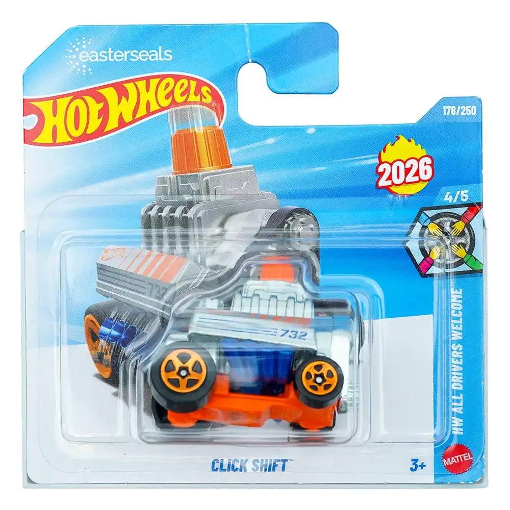 Hot Wheels Click Shift Grijs | 178/250 (2026)